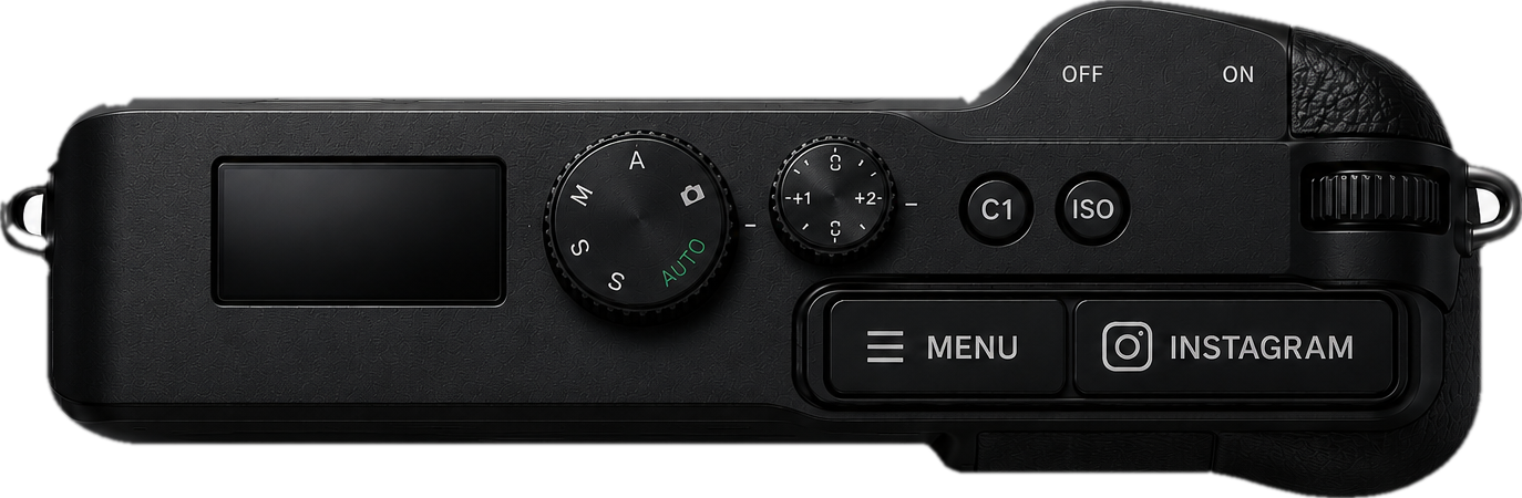 Camera top menu